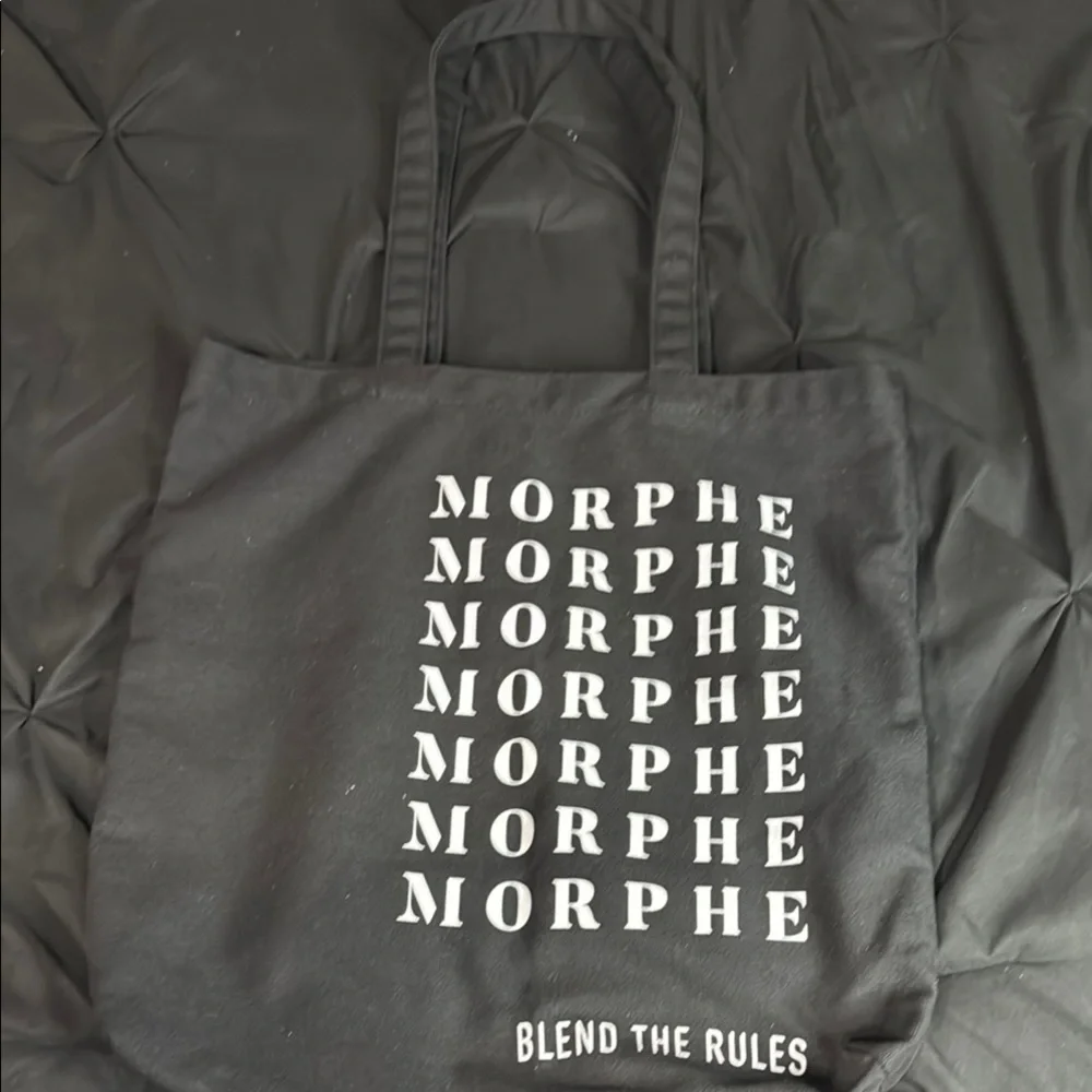 Morphe Black Tote Bag